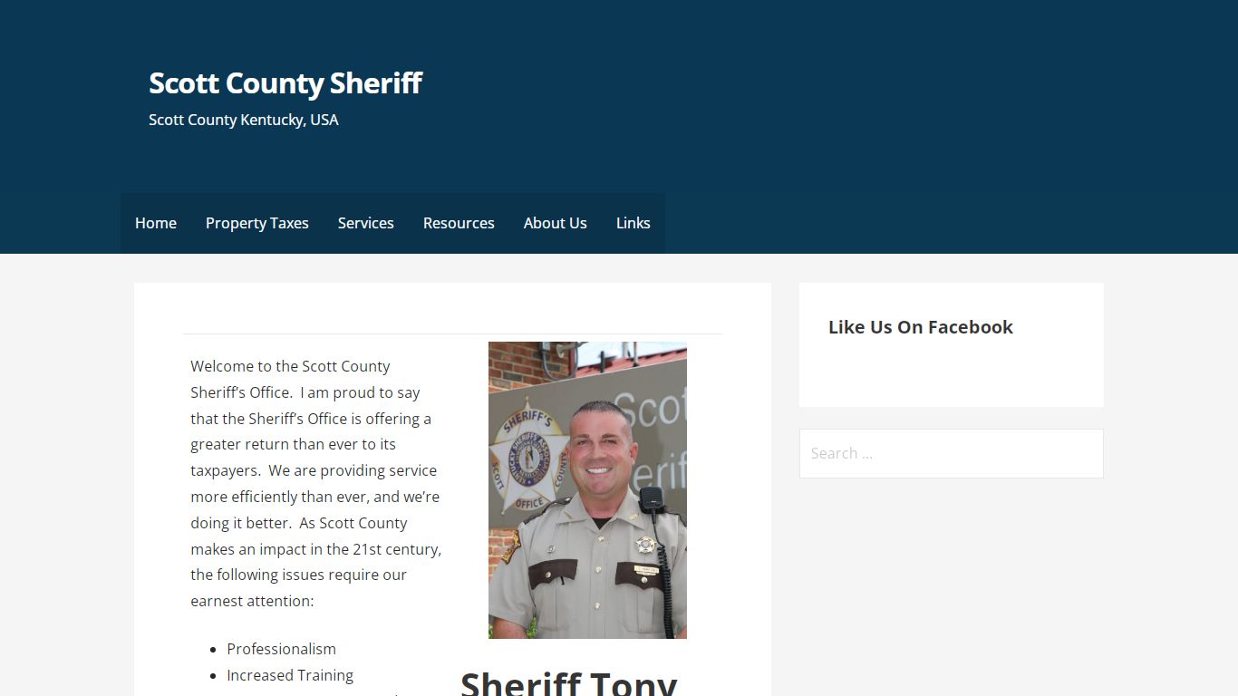 Scott County Sheriff – Scott County Kentucky, USA